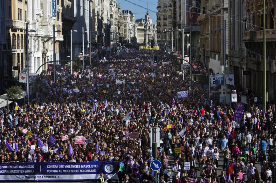 Les femmes en mouvement à Madrid